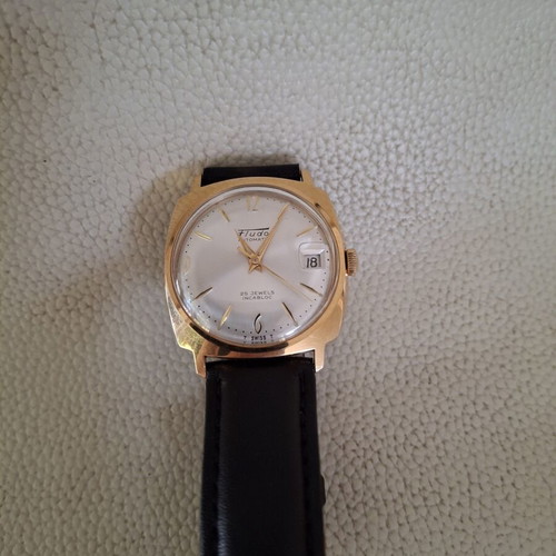 Fludo Automatik Swiss watch, men's, gold tone, 1970