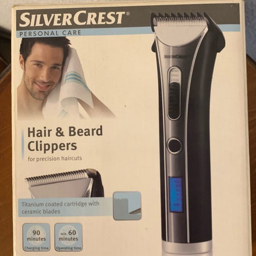 Hair and beard clippers used, corded