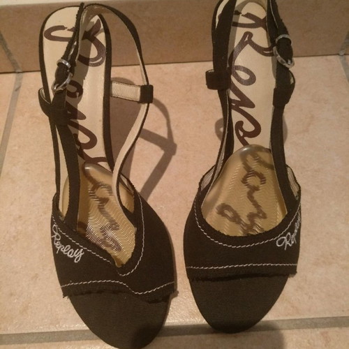 Replay sandals used, size 39, black