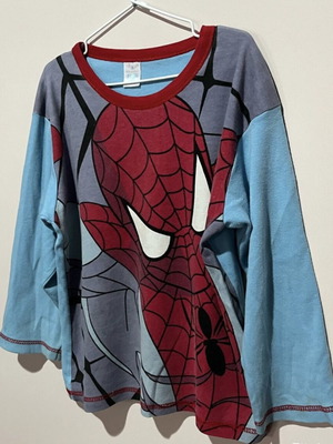 Παιδικό μακρυμάνικο μπλούζακι Spider-Man μεταχειρισμένο, Marvel, μέγεθος 122 cm