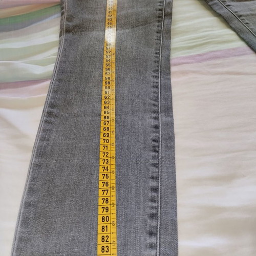 Talbots grey slim ankle jeans used, size 6p