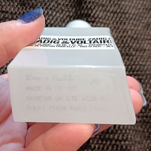 Zadig & Voltaire This is her! 30ml Eau de parfum empty like new