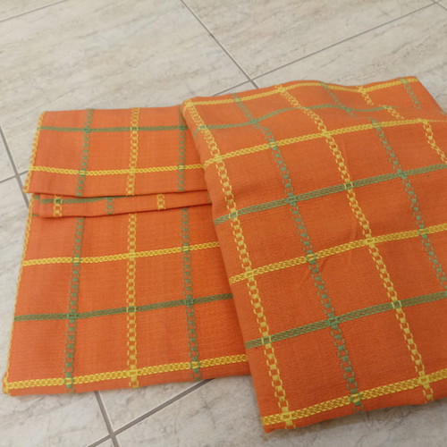 Woven cotton summer throws, pack of 2 pieces