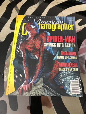American Cinematographer June 2002 magazine used with Spider-Man