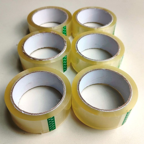 JustNote Packing Tape Set 6 38mm x 66m New Transparent