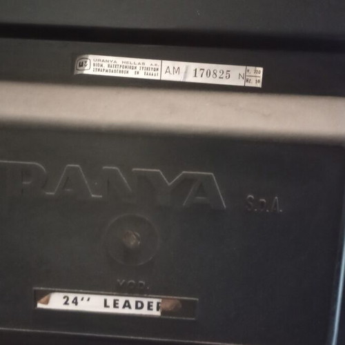 Uranya Vintage Black and White TV used, collectible