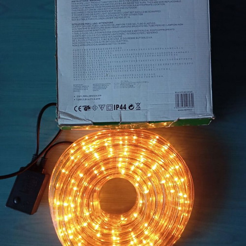 Neon Rope Light 20 Meters Yellow-White Christmas New