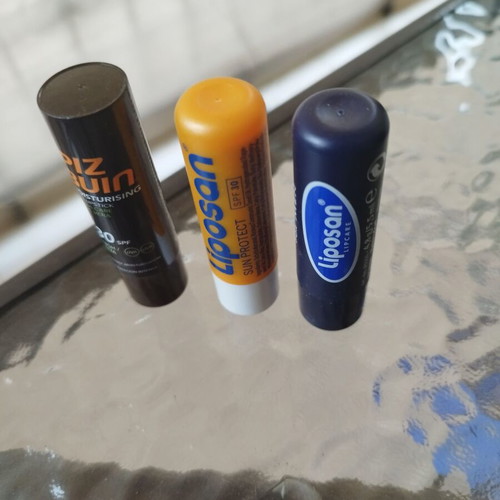 Liposan 2 and Piz Buin SPF 30 waterproof lip sunscreen new