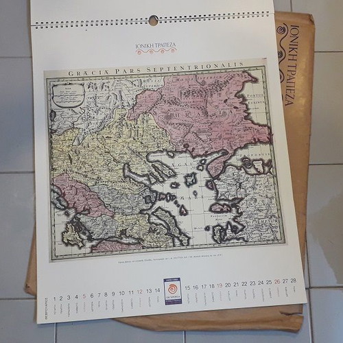 Ioniki Trapeza 1839-1989 150 Years Calendar new