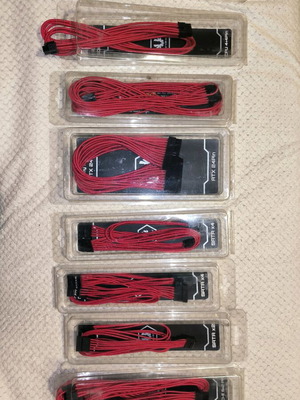 BitFenix Alchemy 2.0 Red Replacement Cables for be quiet! new, sealed