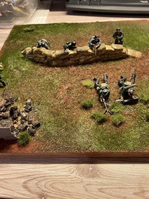 World War II diorama new, battle scene