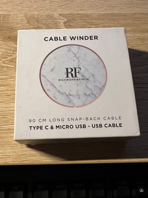 Richmond & Finch USB Type-C and Micro USB cable sealed