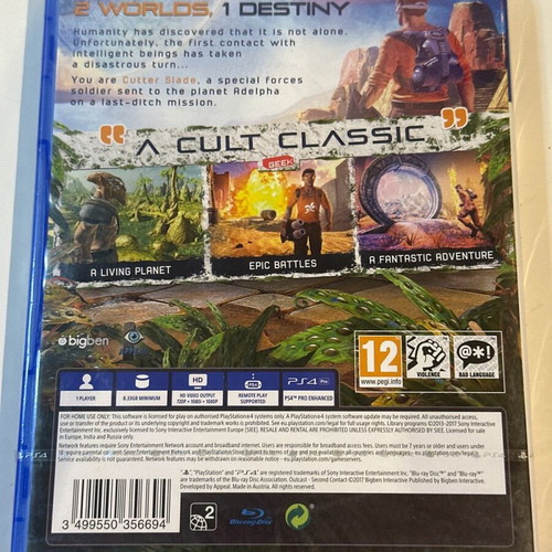 Outcast Second Contact Sony Playstation 4 new