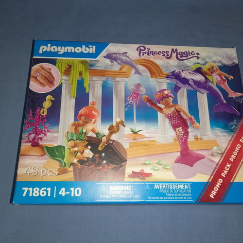 Playmobil 71861 Princess Magic Royal Mermaid Family and Dolphins new