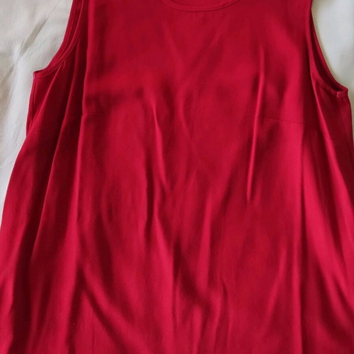 Summer blouse like new, red, size XL