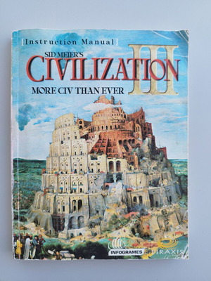 Sid Meier's Civilization 3 More CIV than Ever Instruction Manual μεταχειρισμένο