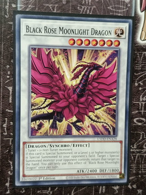 Black Rose Moonlight Dragon card like new with Ultra Pro sleeve