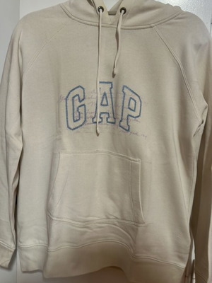 Gap φούτερ λευκό-μπεζ σαν καινούργιο, Medium-Large