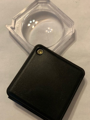 Magnifying glass used