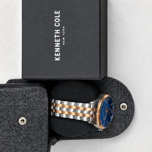 Kenneth Cole Automatic open-heart two-tone men's watch KCWGY0089103