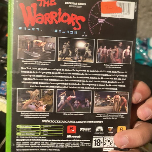 The Warriors Xbox game original complete in box