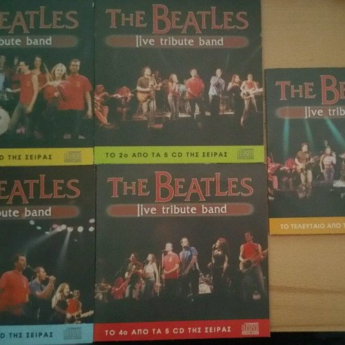 The Beatles Live Tribute Band CD used, set of 5