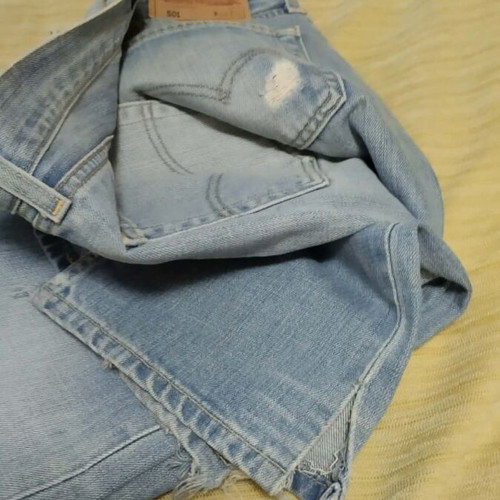 Levi's 501 vintage jeans used, size 33/34, blue
