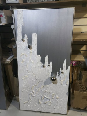 Textured canvas painting like new, 73×1.42, thickness 4.5 cm