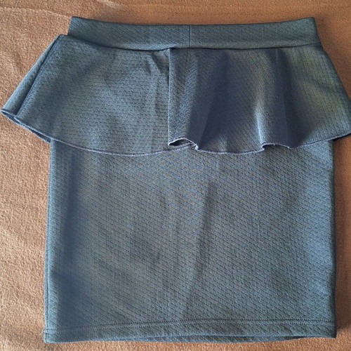 Decibel mini skirt, black, size Medium