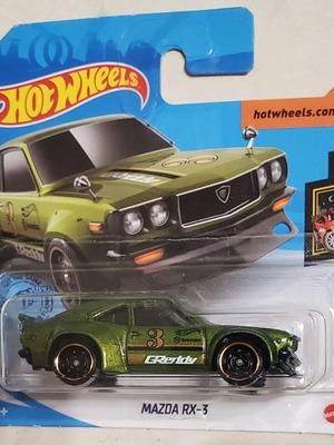 Hot Wheels Mazda RX-3 toy car, sealed