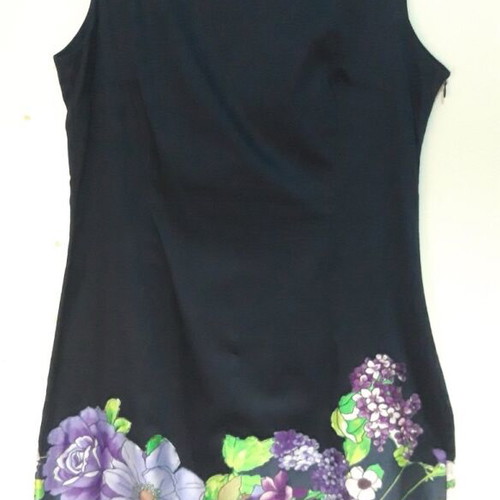 Black dress like new, slim fit, size L 40 12