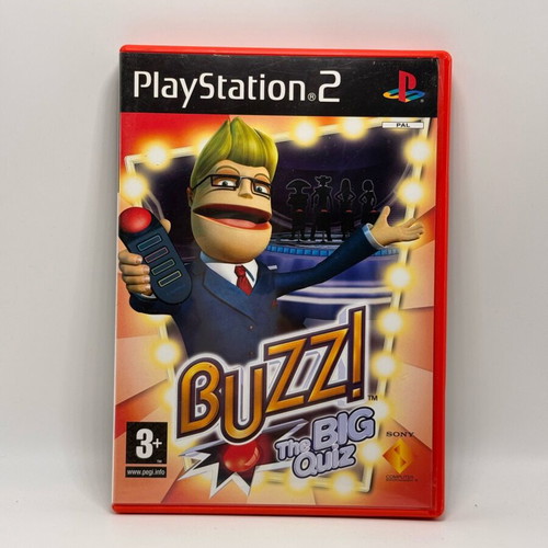 Buzz The Big Quiz PS2 used game