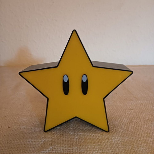 Mario Bros star lamp new, perfect for collectors