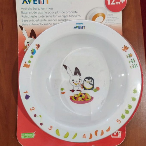 Avent Philips baby feeding bowl new, large, plastic BPA free