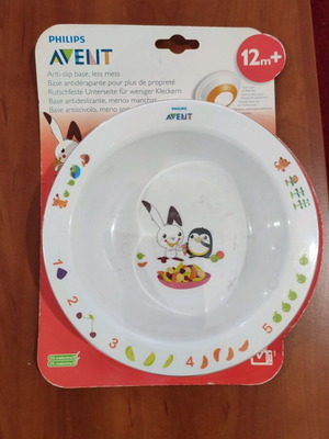 Avent Philips baby feeding bowl new, large, plastic BPA free