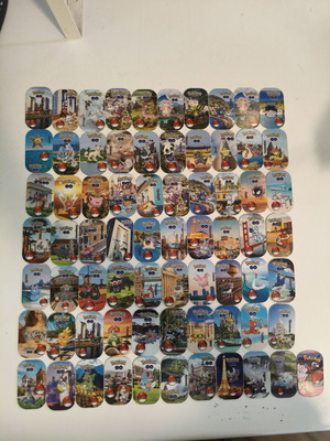 Pokémon Go Metal Dog Tags Collection pack of 71 like new