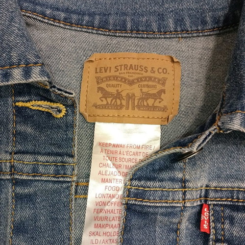 Levi's kids unisex jacket like new, size XXS, blue