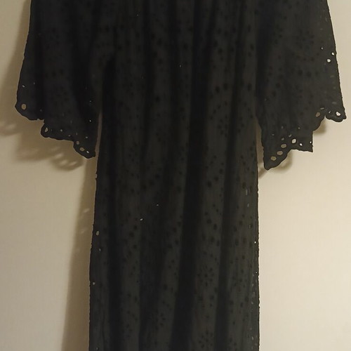 Women's mini dress black lace size XL new