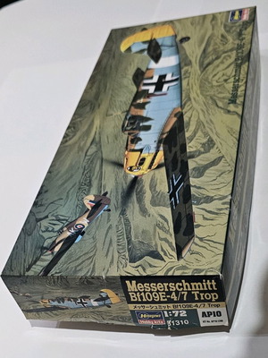 Messerschmitt Bf 109E-4/7 Trop πλαστικό μοντέλο σαν καινούργιο, Hasegawa 1/72