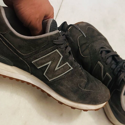 New Balance sneakers used, suede, size 46.5