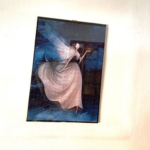The Night Fairy framed puzzle art like new 35x50cm