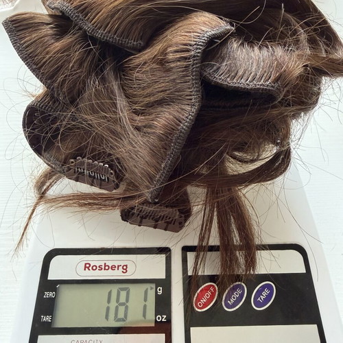 Natural Human Hair Extensions 180g 33 cm like new