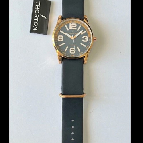 Thorton 9004151 watch like new with blue leather strap