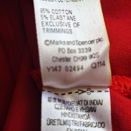 Marks & Spencer XLarge Red Cotton Cami Top like new