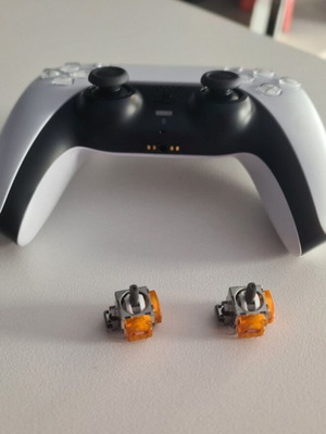 Ps5 Dualsense TMR Ginful modded χειριστήριο μεταχειρισμένο με hall effect joysticks