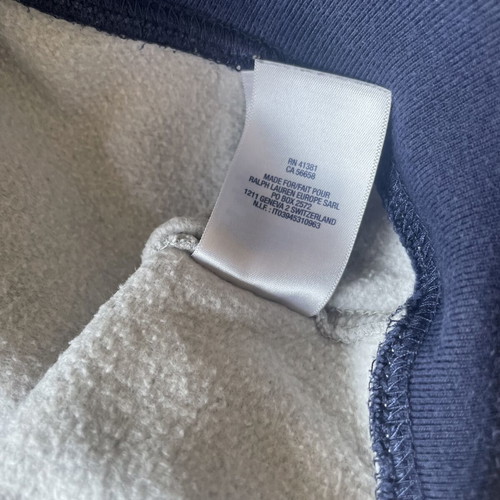 Polo Ralph Lauren Boys' Hoodie Jacket like new, age 7, gray and blue