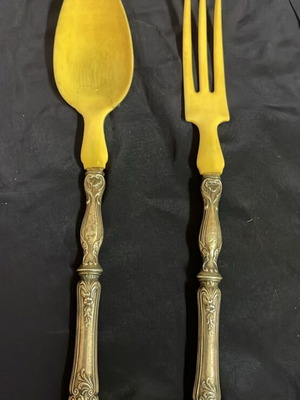Art Nouveau salad set antique, like new