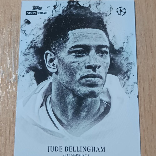 Jude Bellingham Topps Simplicidad Retrato Real Madrid C.F. card