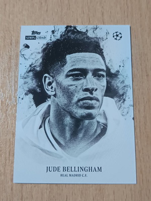 Jude Bellingham Topps Simplicidad Retrato Real Madrid C.F. card