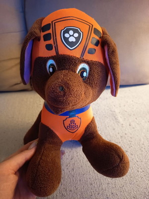 Λούτρινο Zuma Paw Patrol 26cm σαν καινούργιο